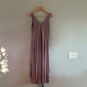 HALARA Mauve Sleeveless Maxi Dress